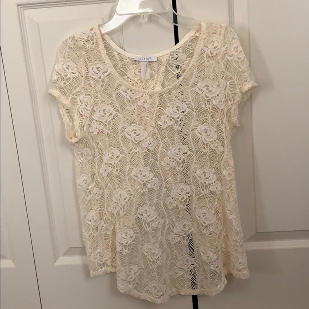 Off White Backless Tee